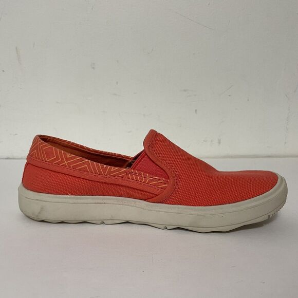 Merrell Women’s Canvas Slip On Shoes Size 5 Hot Coral Casual - GUC - Picture 6 of 9